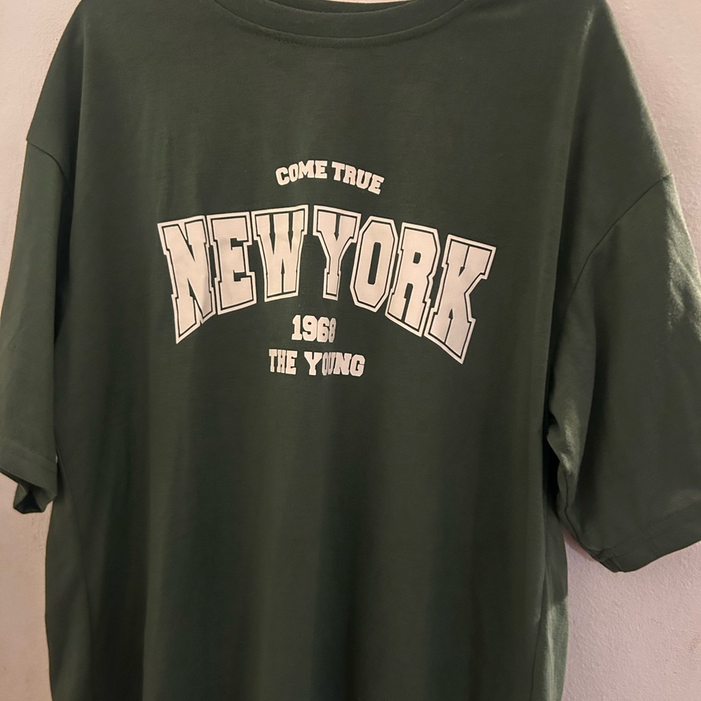 SHEIN oversized New York tee